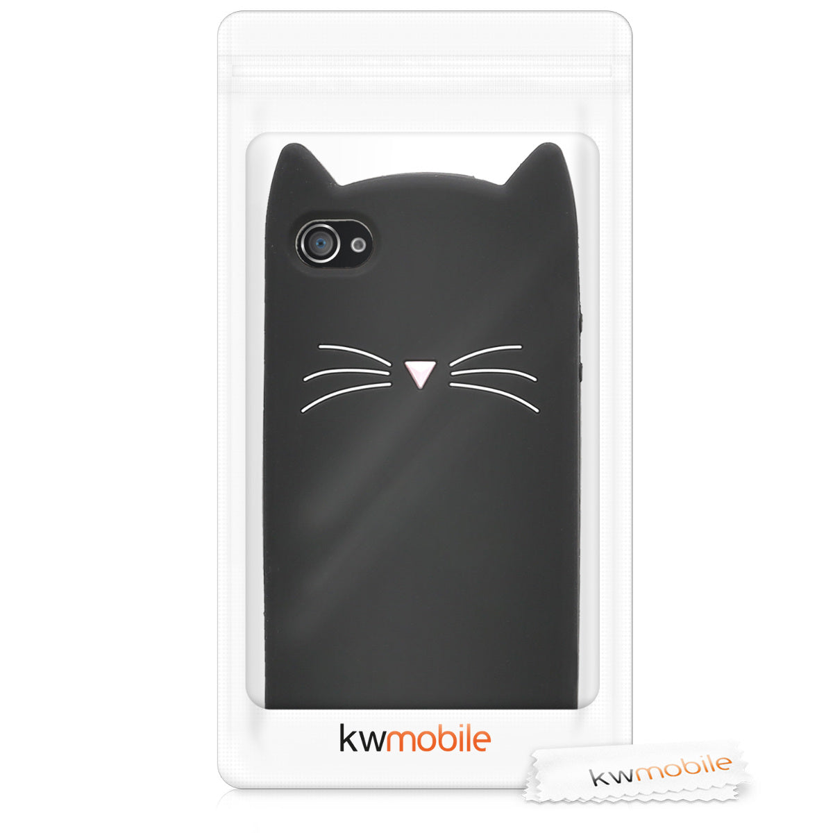 kwmobile Schutzhülle kompatibel mit Apple iPhone 4 / 4S - Hülle Handy - Handyhülle - Cover Case