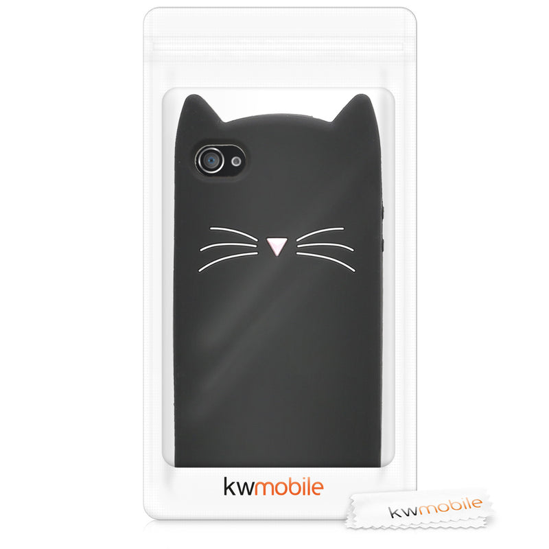 kwmobile Schutzhülle kompatibel mit Apple iPhone 4 / 4S - Hülle Handy - Handyhülle - Cover Case