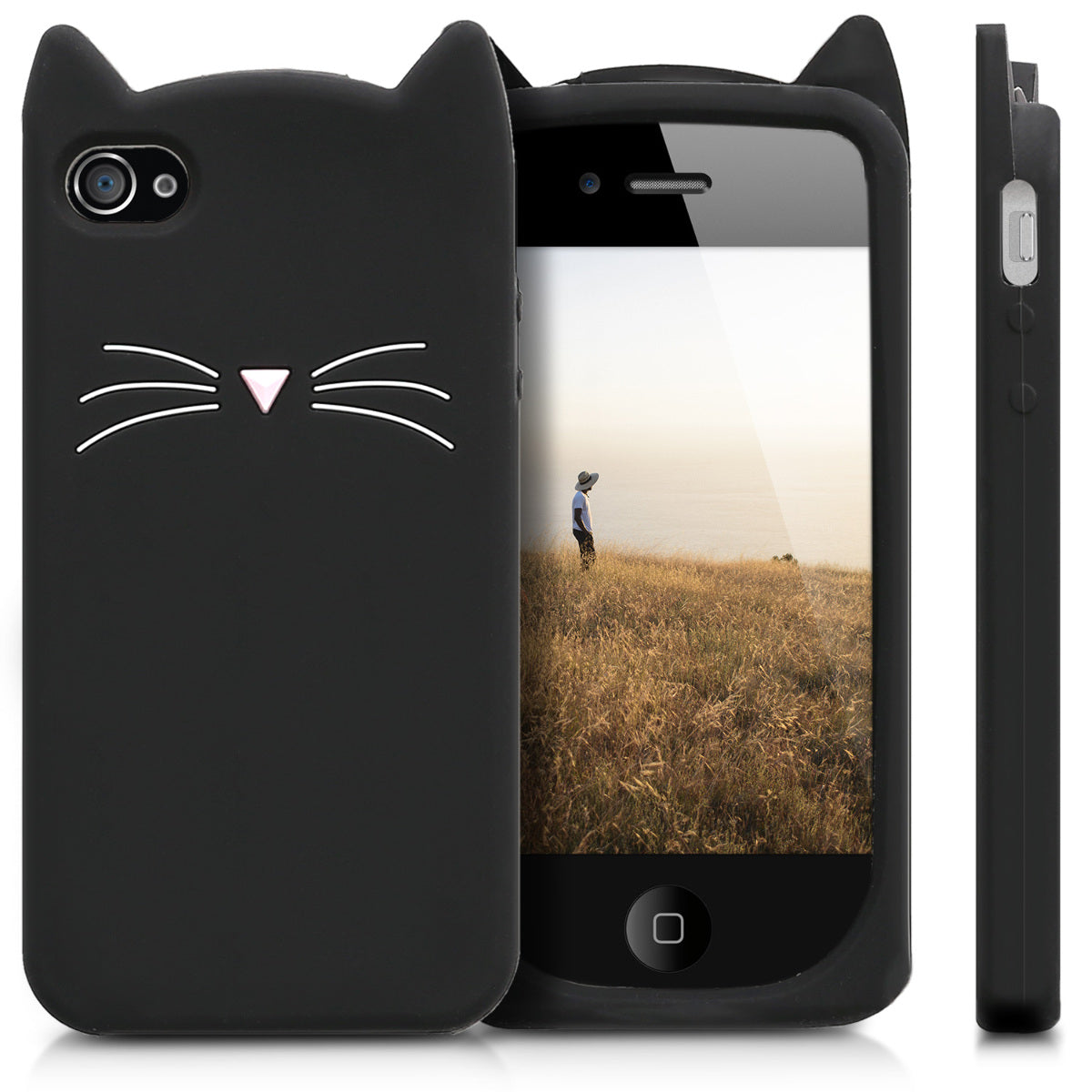 kwmobile Schutzhülle kompatibel mit Apple iPhone 4 / 4S - Hülle Handy - Handyhülle - Cover Case