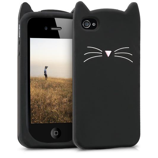 kwmobile Schutzhülle kompatibel mit Apple iPhone 4 / 4S - Hülle Handy - Handyhülle - Cover Case