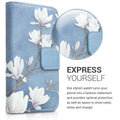 kwmobile Wallet Case kompatibel mit Apple iPhone 4 / 4S Hülle - Cover mit Ständer und Kartenfächern