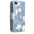 kwmobile Wallet Case kompatibel mit Apple iPhone 4 / 4S Hülle - Cover mit Ständer und Kartenfächern