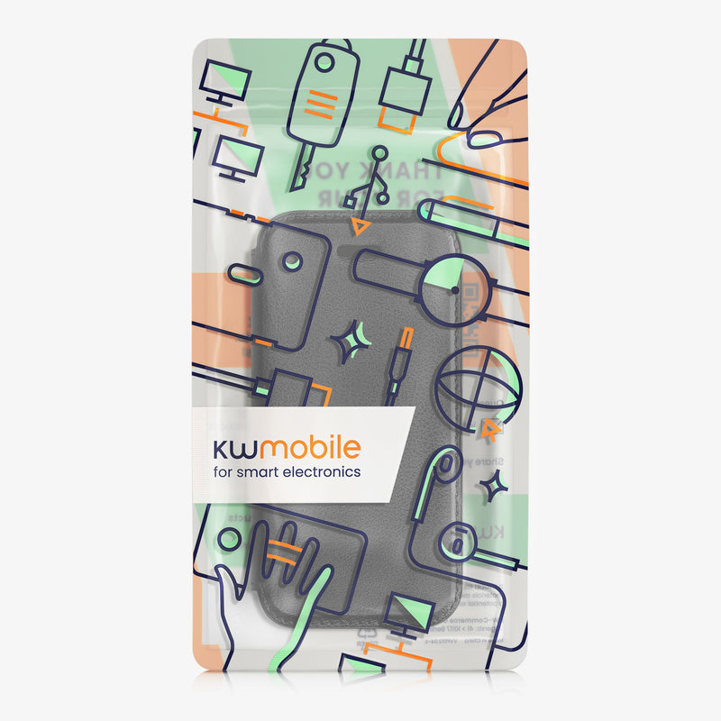 kwmobile Hülle kompatibel mit Apple iPhone SE (1.Gen 2016) / iPhone 5 / iPhone 5S - Handy Schutzhülle - Flip Cover Case