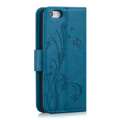 Handyhülle mit Kartenfach und Ständer für Apple iPhone SE (1.Gen 2016) / iPhone 5 / iPhone 5S
