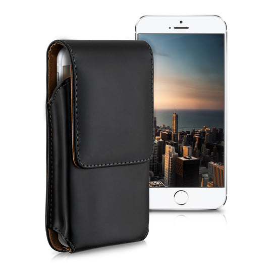 kwmobile Gürteltasche Hülle für Handys mit Gürtelclip - 13,5 x 6,9 cm Gürtel Case mit Gürtelschlaufe