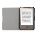 kwmobile Schutzhülle für Tolino Shine (2013) Hülle - eReader Flip Case mit Auto Sleep Funktion - Schmetterlinge Vintage mit Beige