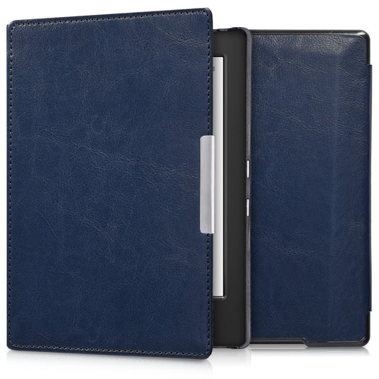 kwmobile Klapphülle kompatibel mit Kobo Aura H2O Edition 1 Hülle - eReader Case aus Kunstleder - Cover