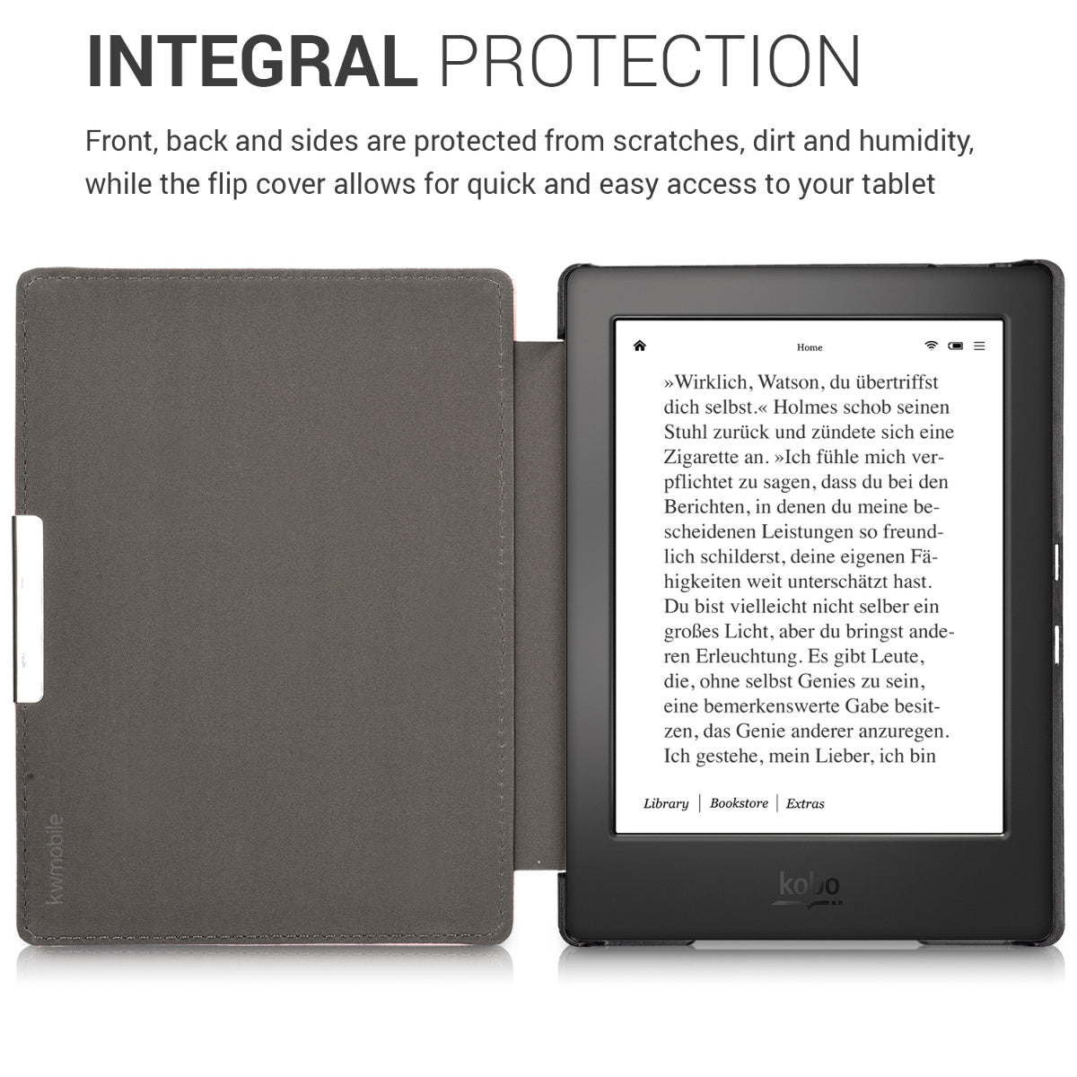 Kobo Aura H2O Edition 1 Kunstleder Klapphülle