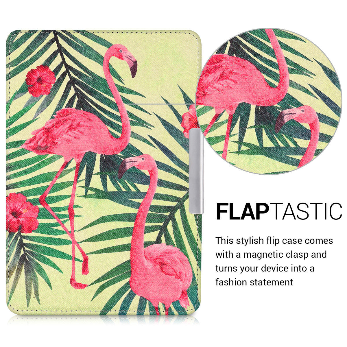 kwmobile Schutzhülle für Amazon Kindle Paperwhite Hülle - eReader Flip Case mit Auto Sleep Funktion