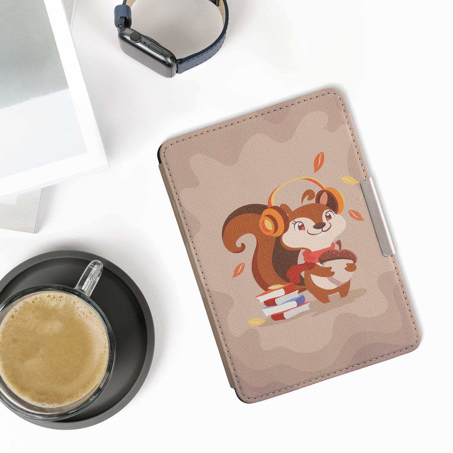kwmobile Schutzhülle für Amazon Kindle Paperwhite Hülle - eReader Flip Case mit Auto Sleep Funktion