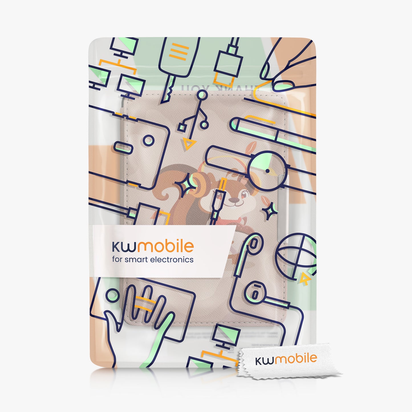 kwmobile Schutzhülle für Amazon Kindle Paperwhite Hülle - eReader Flip Case mit Auto Sleep Funktion