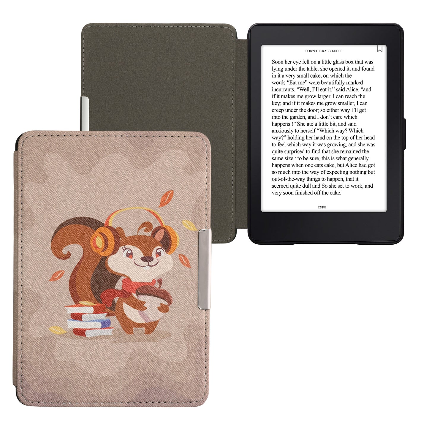 kwmobile Schutzhülle für Amazon Kindle Paperwhite Hülle - eReader Flip Case mit Auto Sleep Funktion