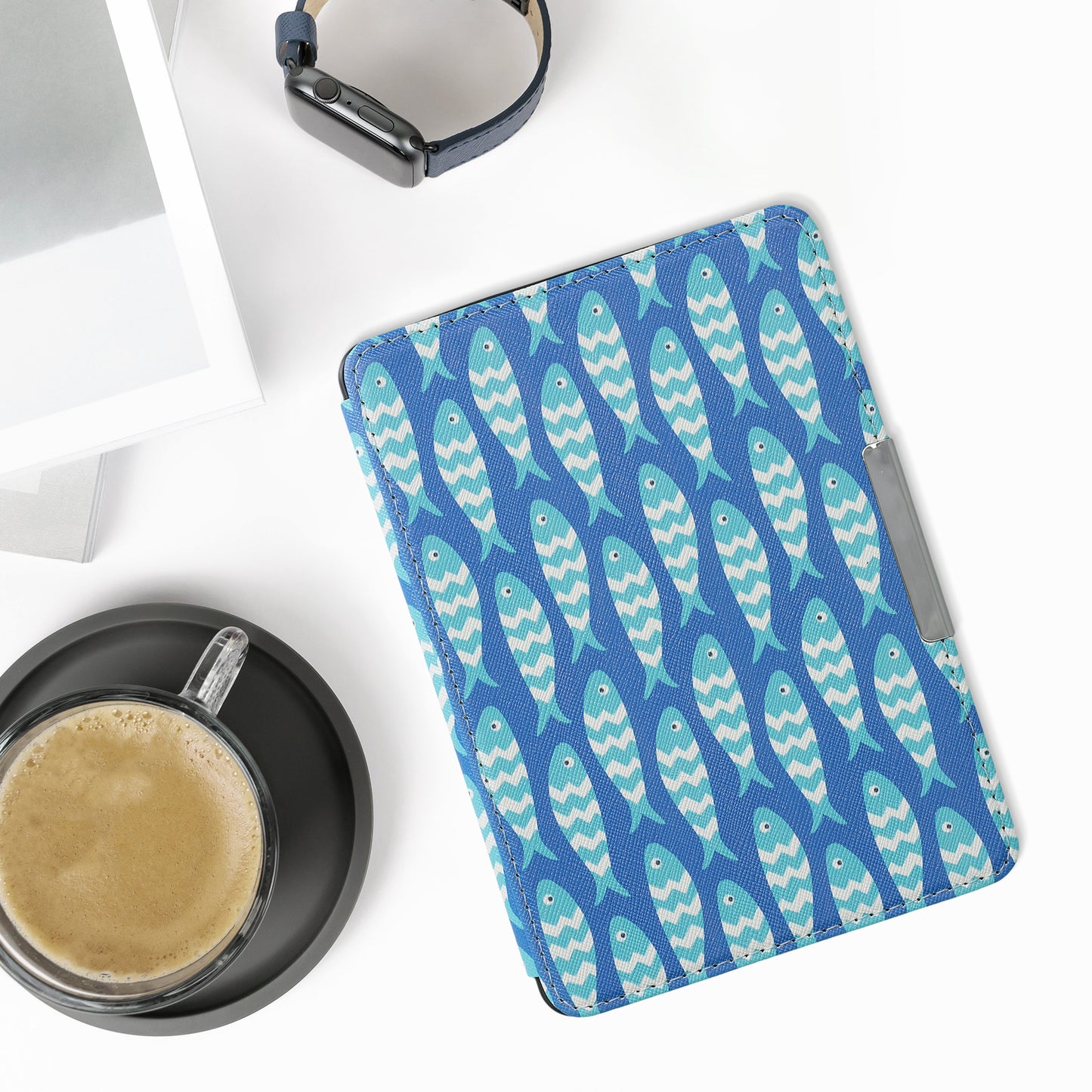 kwmobile Schutzhülle für Amazon Kindle Paperwhite Hülle - eReader Flip Case mit Auto Sleep Funktion