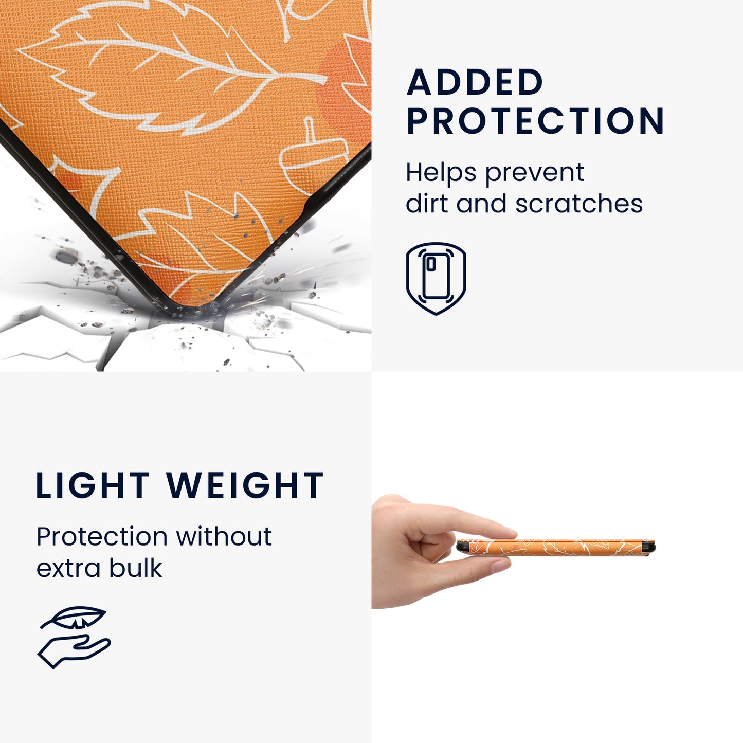 kwmobile Schutzhülle für Amazon Kindle Paperwhite Hülle - eReader Flip Case mit Auto Sleep Funktion