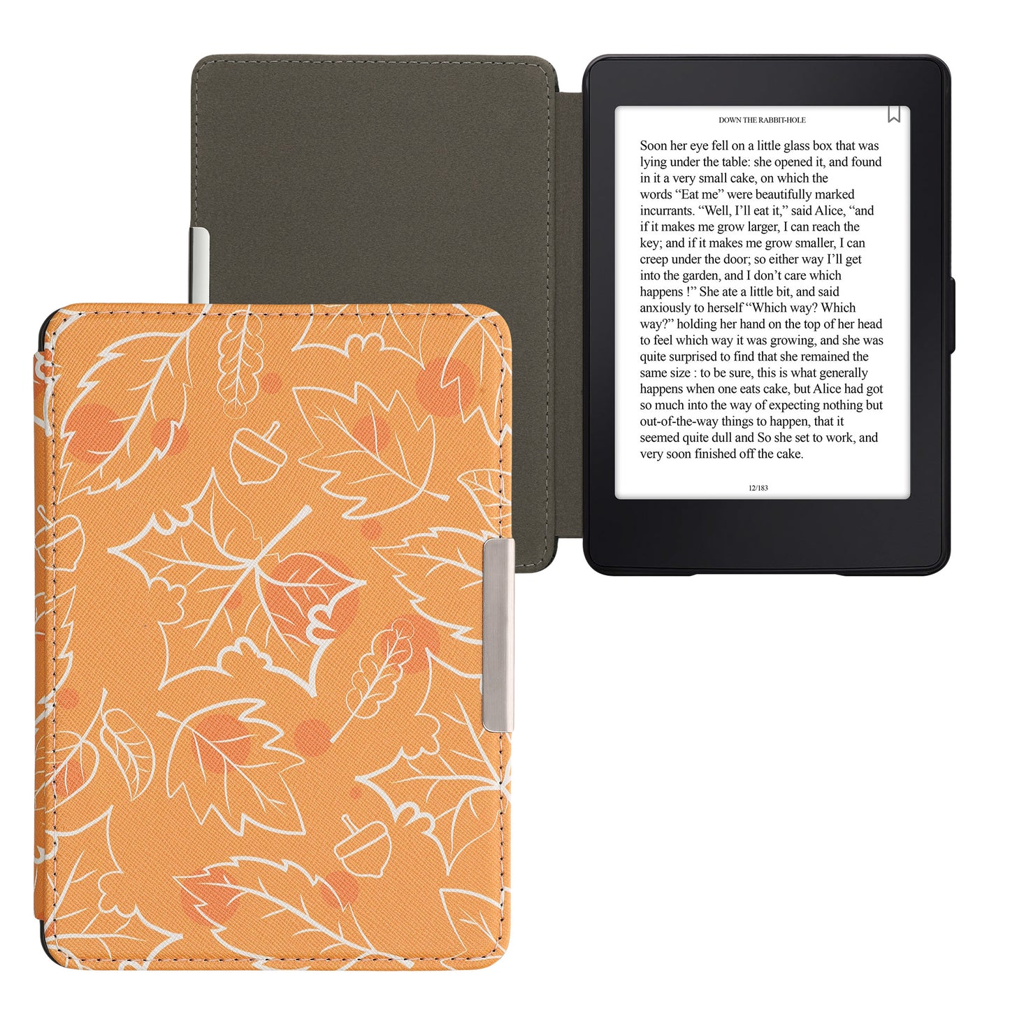 kwmobile Schutzhülle für Amazon Kindle Paperwhite Hülle - eReader Flip Case mit Auto Sleep Funktion