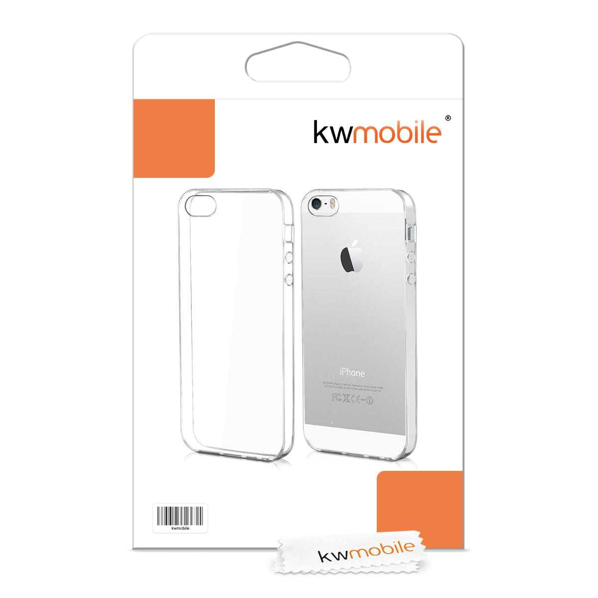 kwmobile Hülle kompatibel mit Apple iPhone SE (1.Gen 2016) / iPhone 5 / iPhone 5S - Silikon Handyhülle - Handy Case