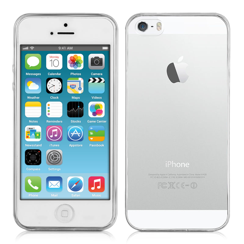 kwmobile Hülle kompatibel mit Apple iPhone SE (1.Gen 2016) / iPhone 5 / iPhone 5S - Silikon Handyhülle - Handy Case