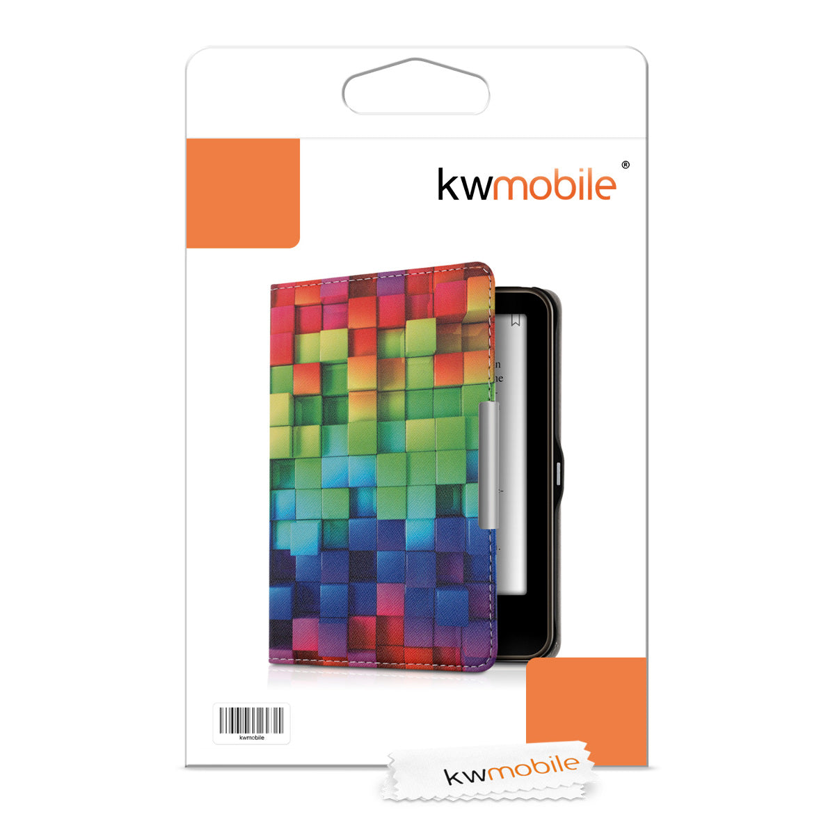 kwmobile Schutzhülle für Tolino Vision HD Hülle - eReader Flip Case mit Auto Sleep Funktion