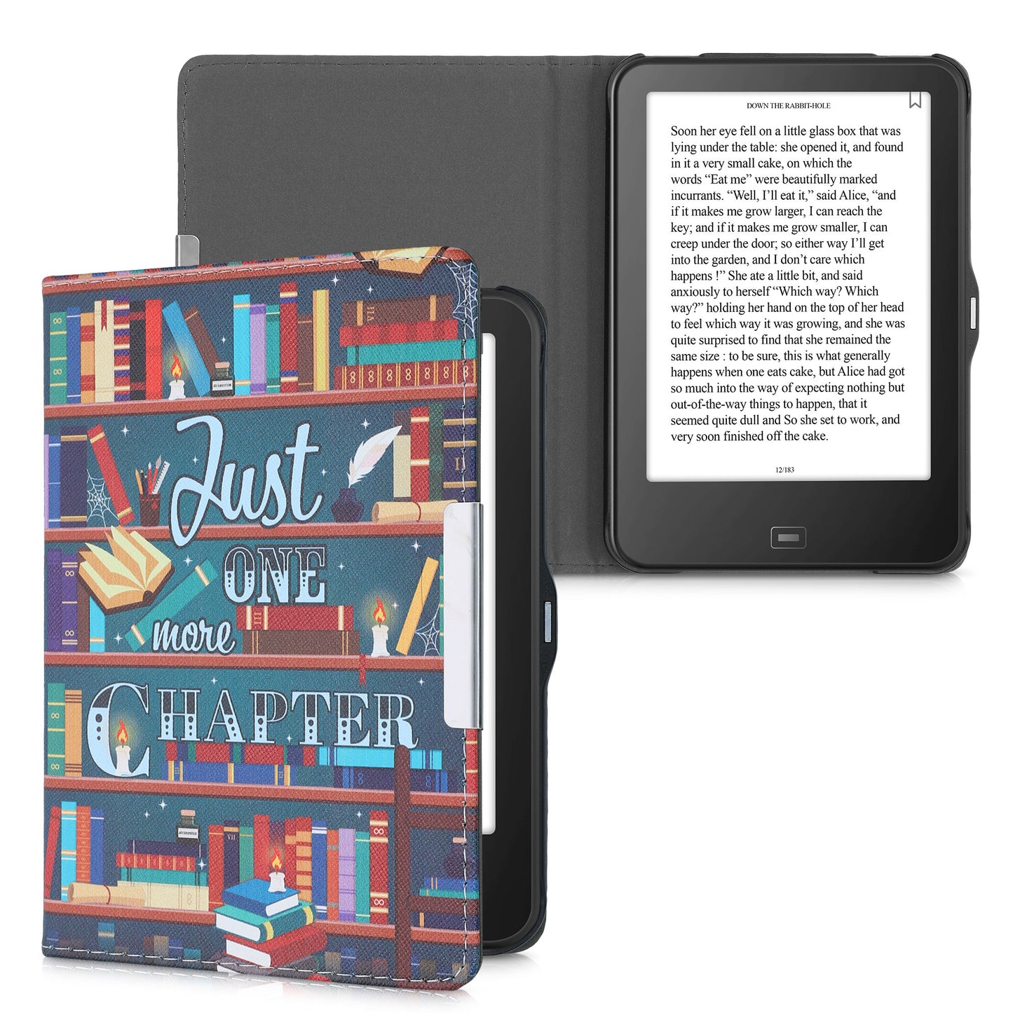 kwmobile Schutzhülle für Tolino Vision HD Hülle - eReader Flip Case mit Auto Sleep Funktion