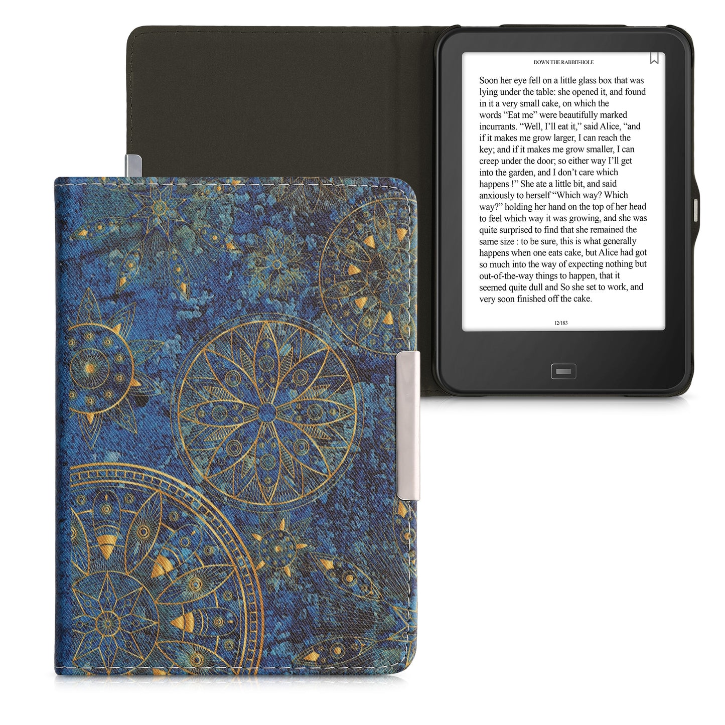 kwmobile Schutzhülle für Tolino Vision HD Hülle - eReader Flip Case mit Auto Sleep Funktion