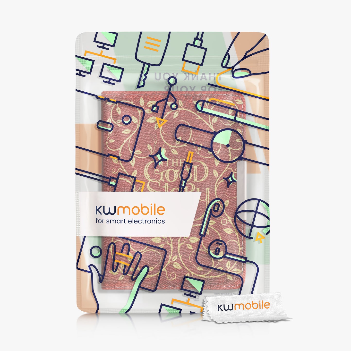 kwmobile Schutzhülle für Tolino Vision HD Hülle - eReader Flip Case mit Auto Sleep Funktion
