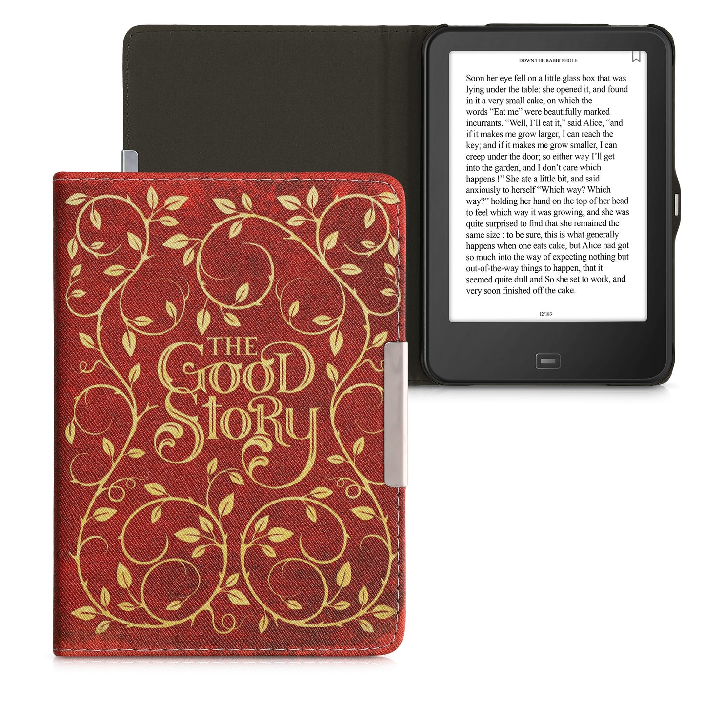 kwmobile Schutzhülle für Tolino Vision HD Hülle - eReader Flip Case mit Auto Sleep Funktion
