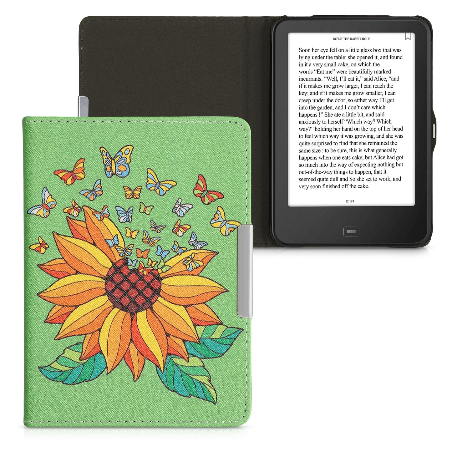kwmobile Schutzhülle für Tolino Vision HD Hülle - eReader Flip Case mit Auto Sleep Funktion