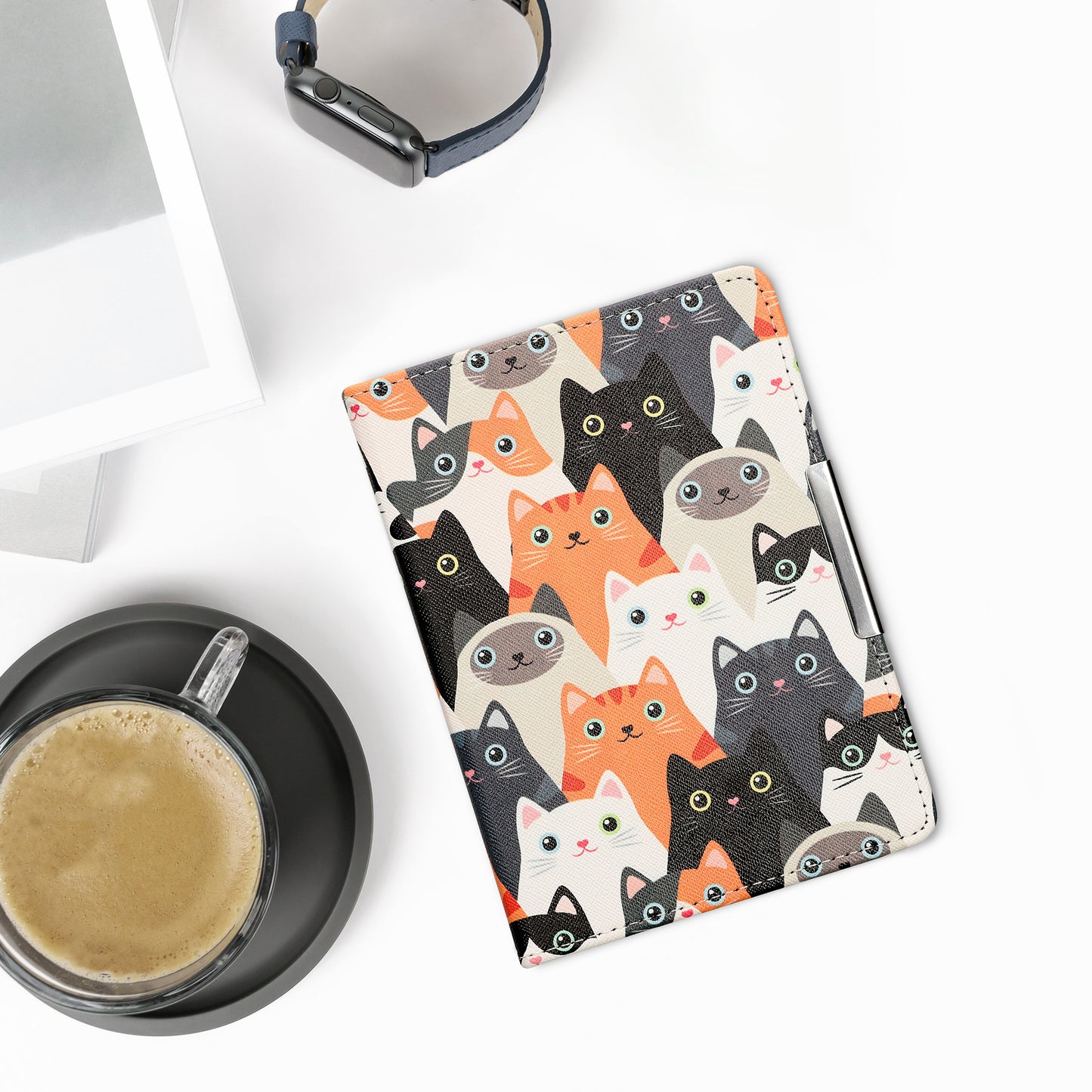 kwmobile Schutzhülle für Tolino Vision HD Hülle - eReader Flip Case mit Auto Sleep Funktion