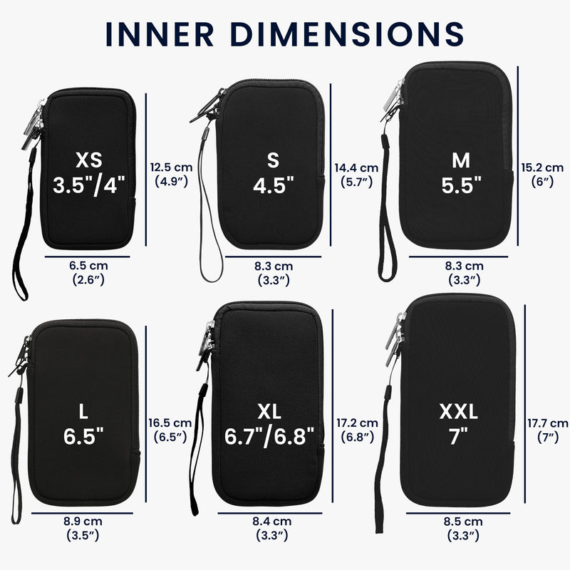 Handytasche für Smartphones 15,2 x 8,3 cm