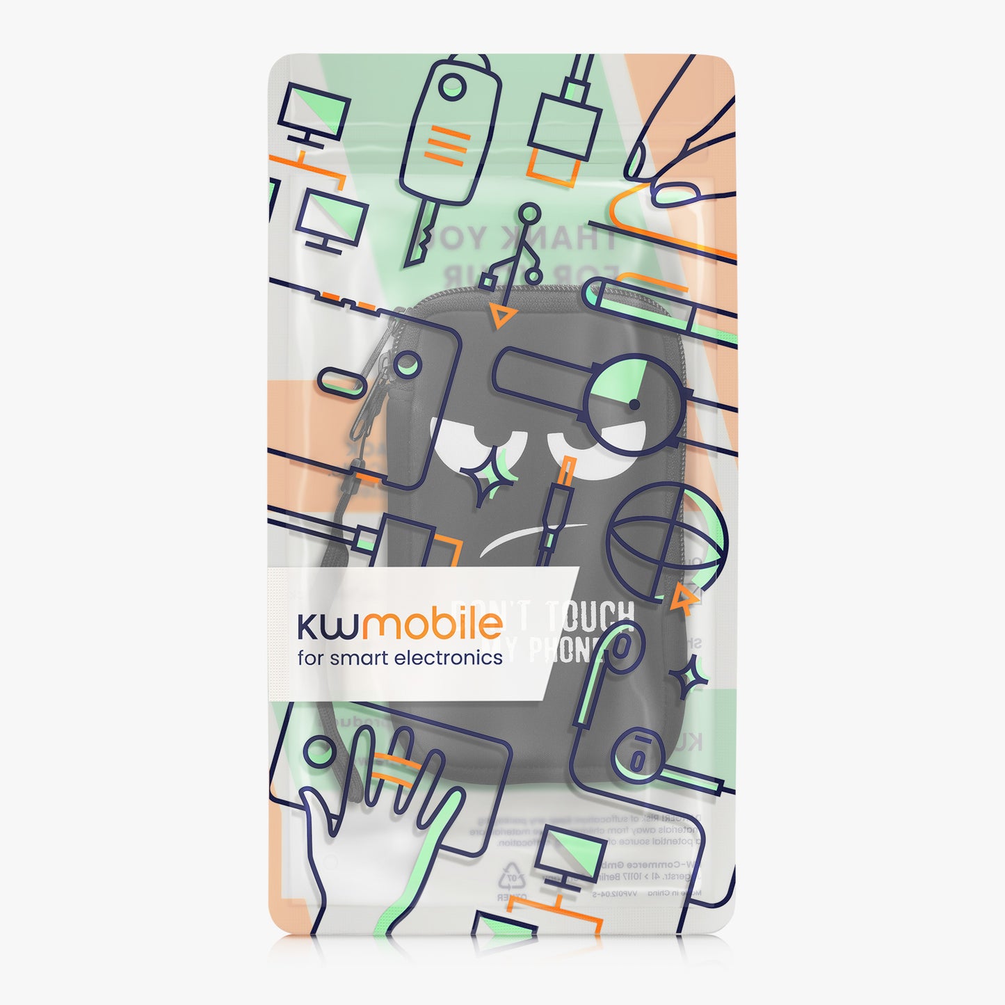Handytasche für Smartphones 15,2 x 8,3 cm