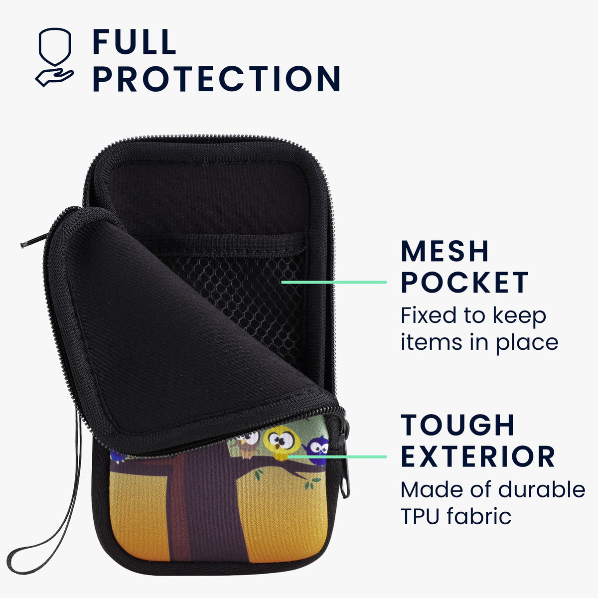 Handytasche für Smartphones 15,2 x 8,3 cm