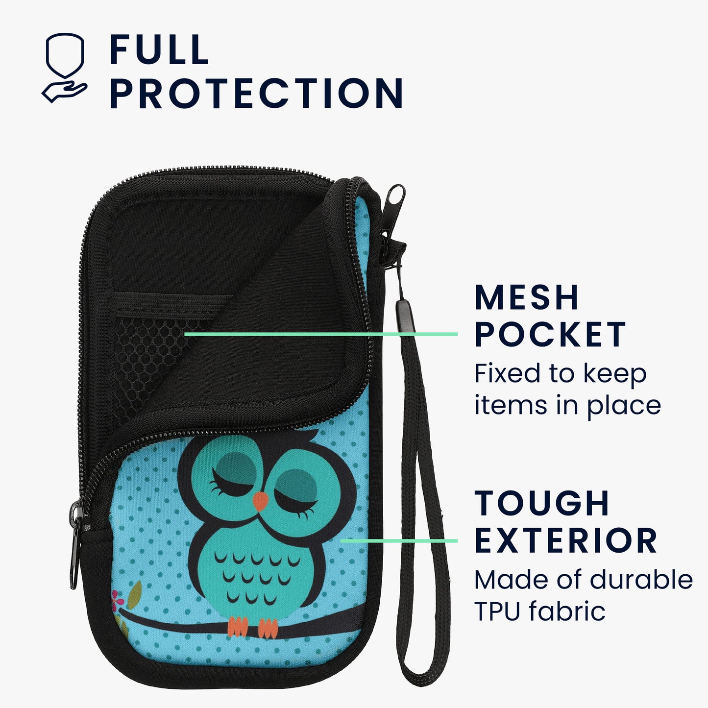 Handytasche für Smartphones 15,2 x 8,3 cm