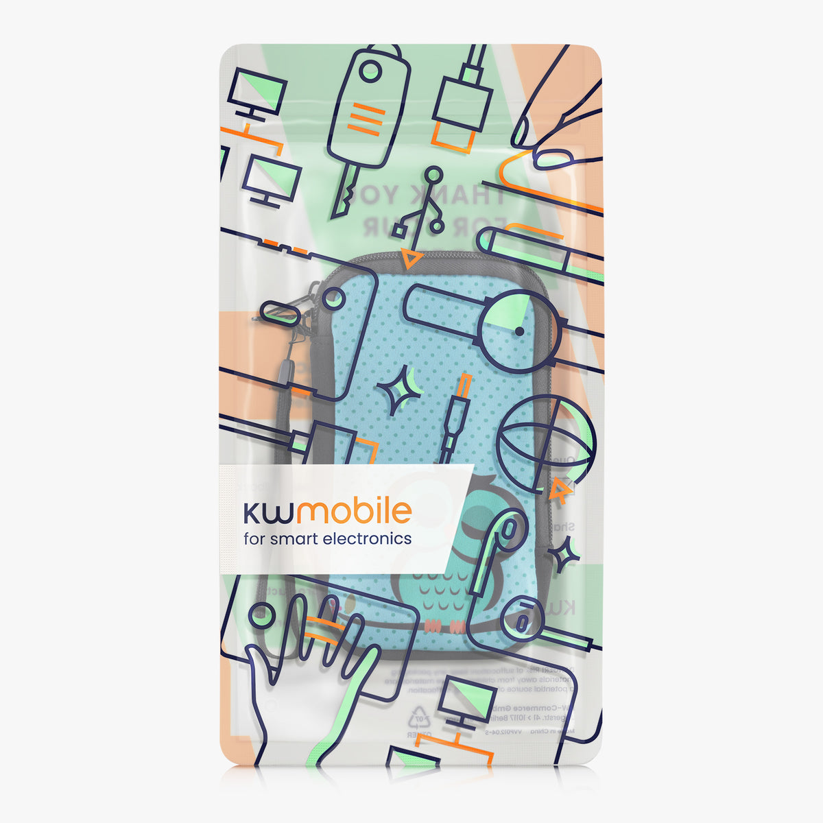 Handytasche für Smartphones 15,2 x 8,3 cm