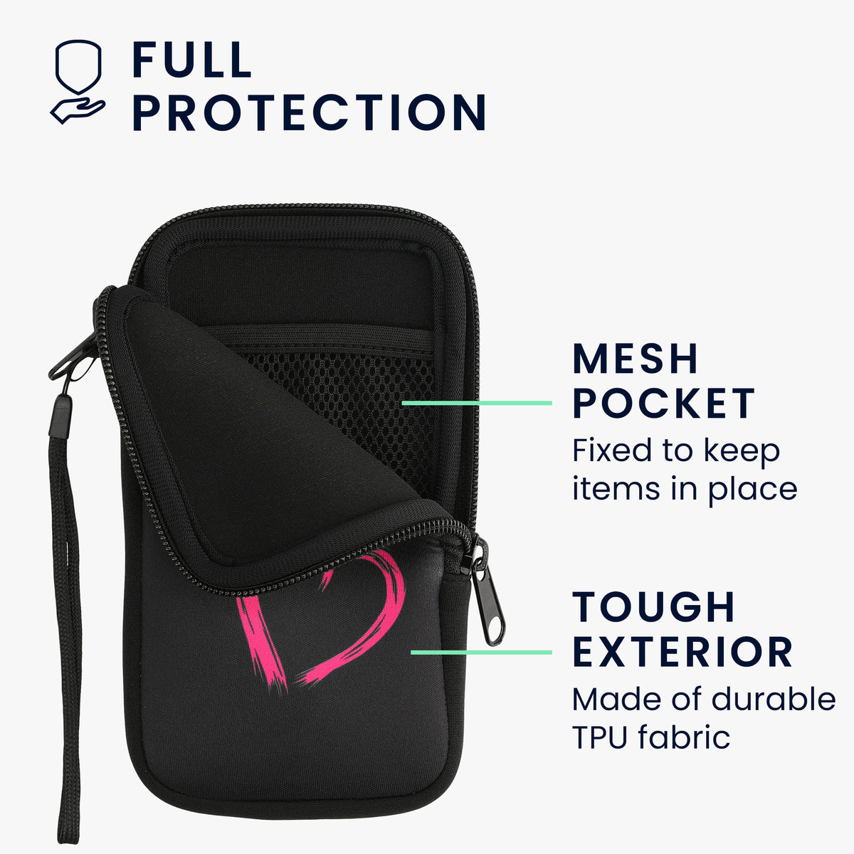 Handytasche für Smartphones 15,2 x 8,3 cm