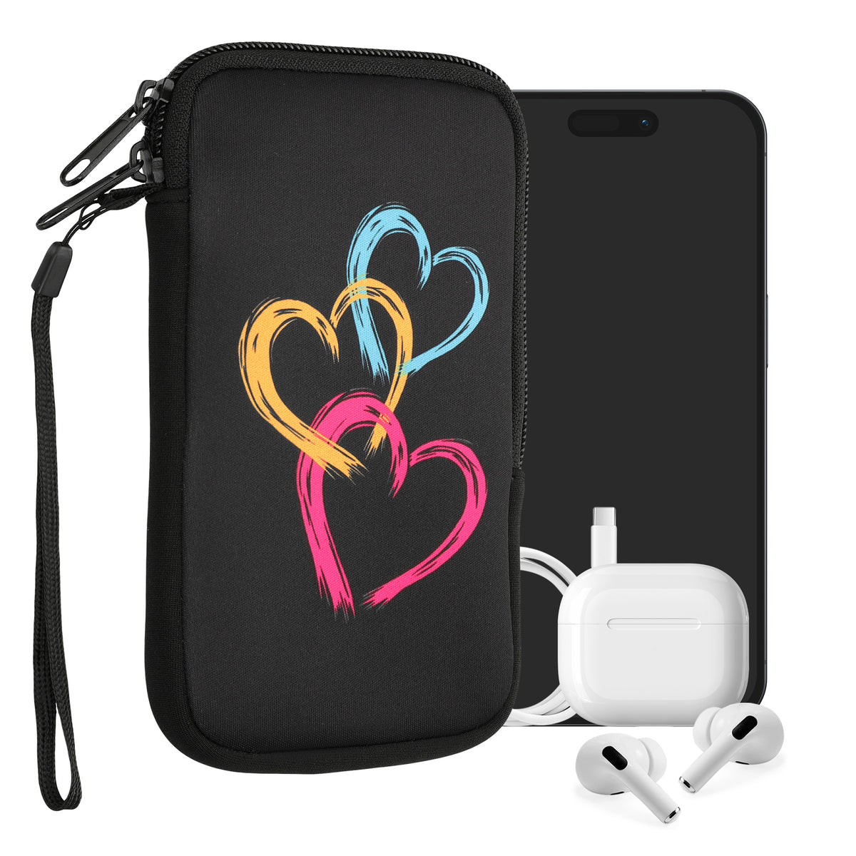 Handytasche für Smartphones 15,2 x 8,3 cm