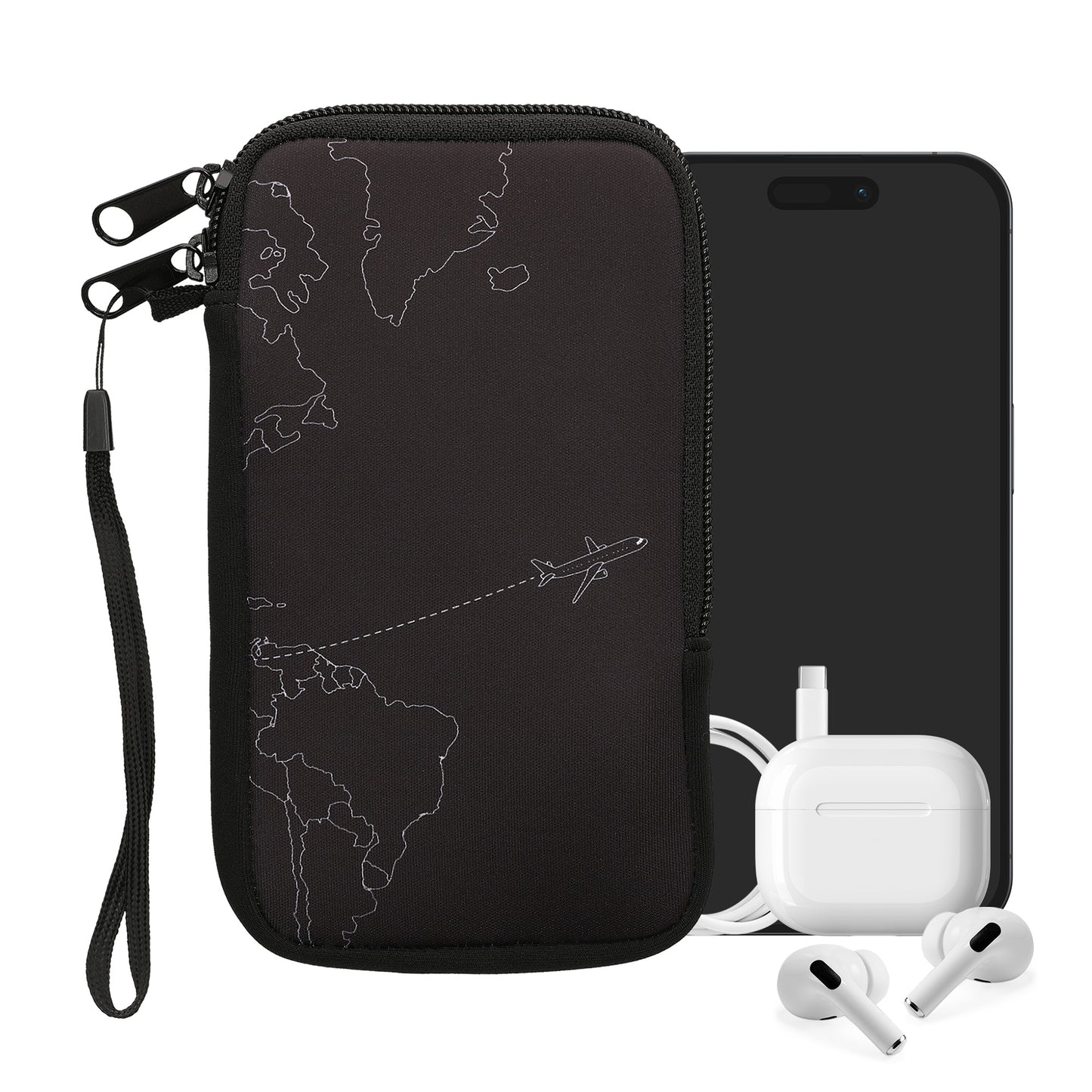 Handytasche für Smartphones 15,2 x 8,3 cm