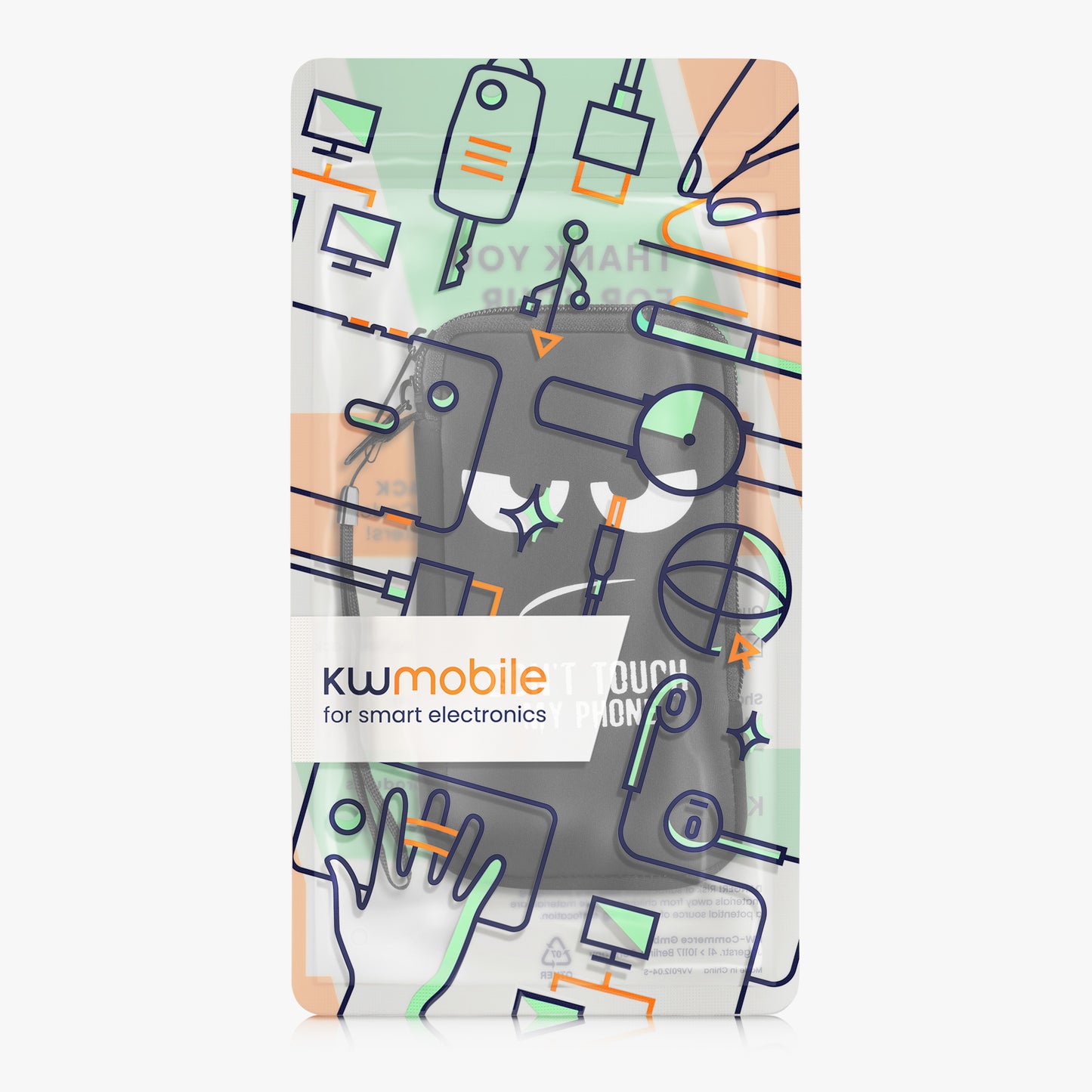 Handytasche für Smartphones 15,2 x 8,3 cm