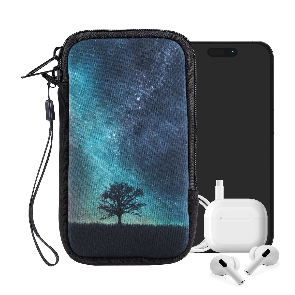Handytasche für Smartphones 15,2 x 8,3 cm