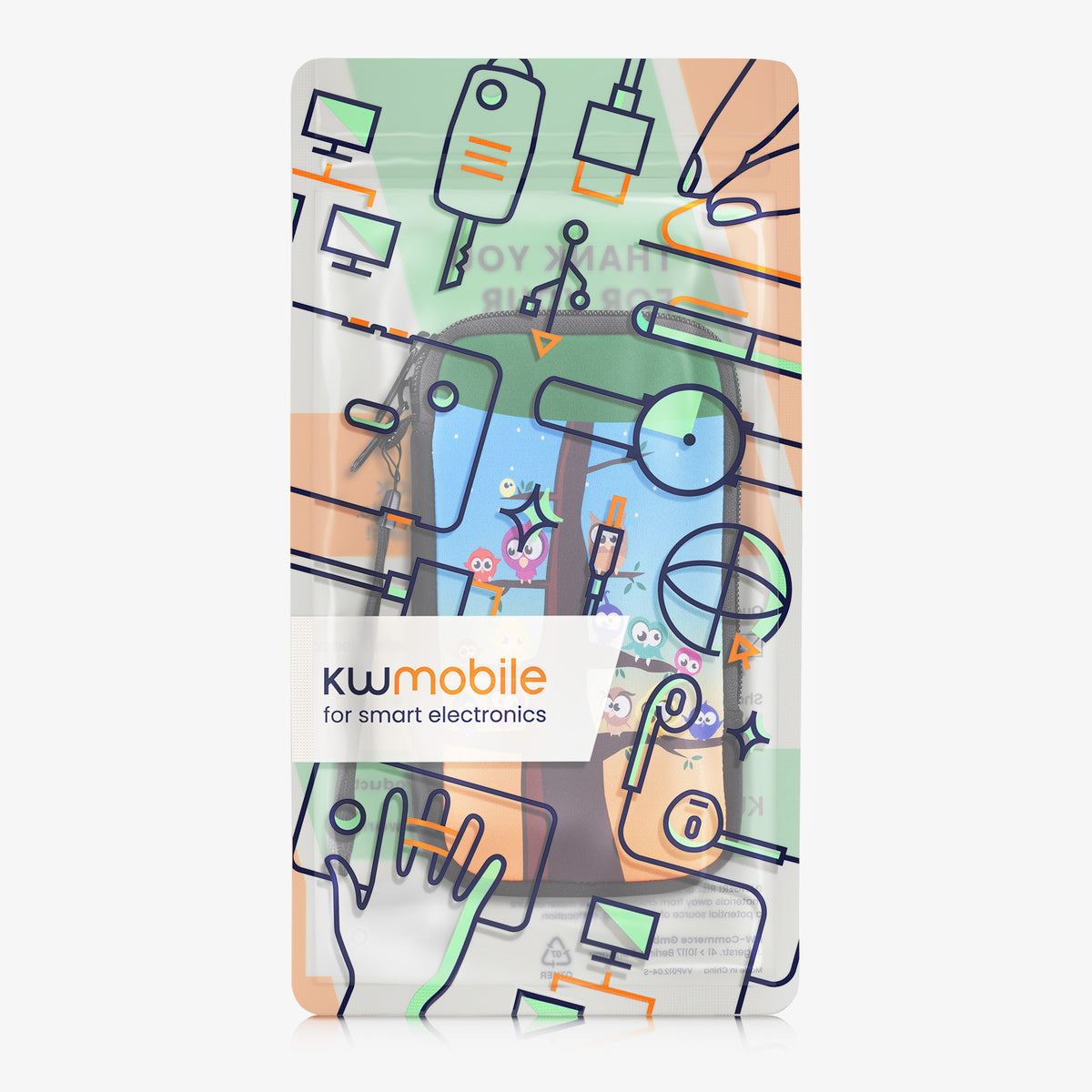 Handytasche für Smartphones 15,2 x 8,3 cm