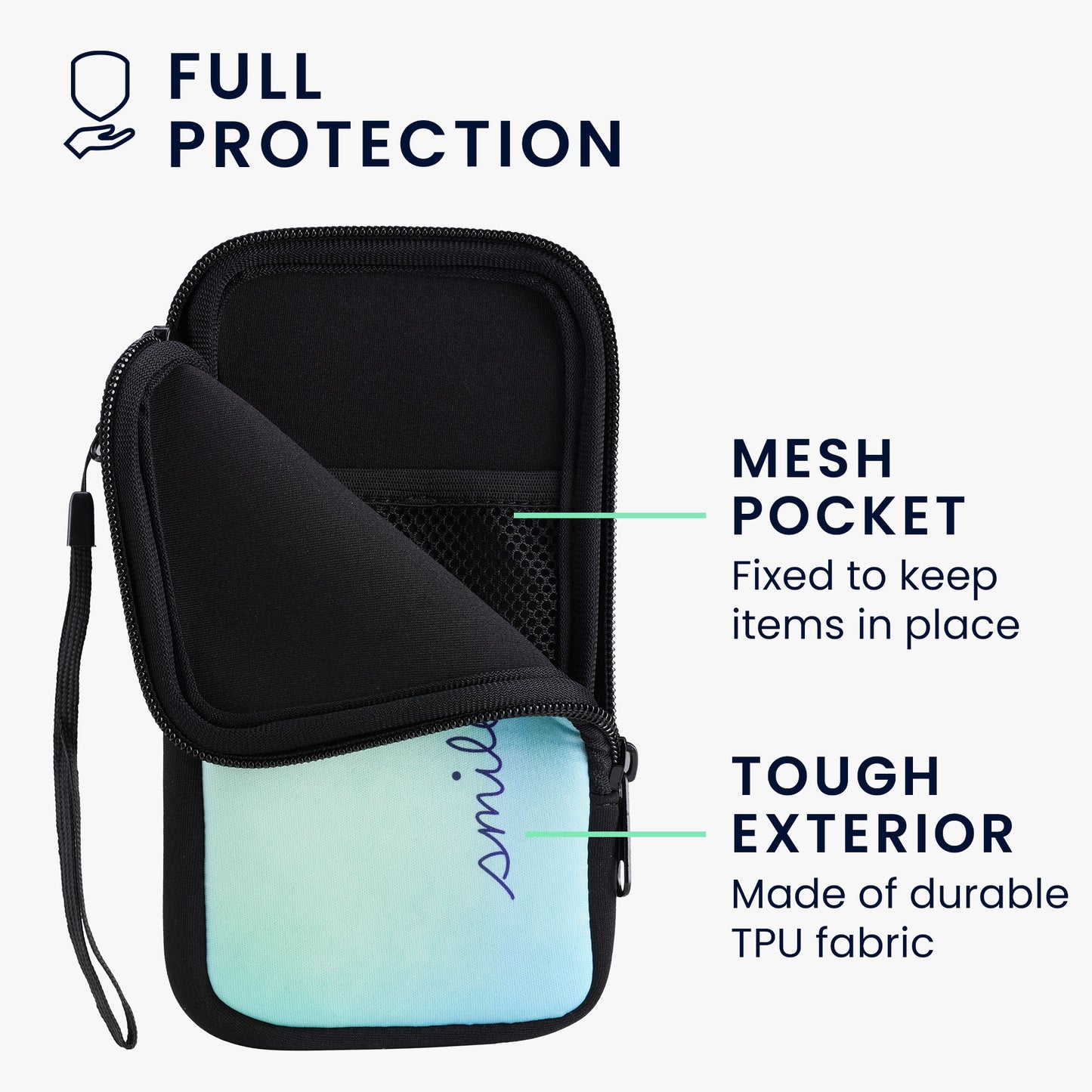 Handytasche für Smartphones 15,2 x 8,3 cm