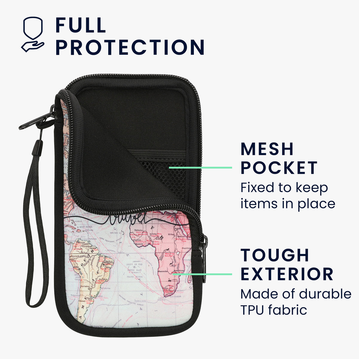 Handytasche für Smartphones 15,2 x 8,3 cm
