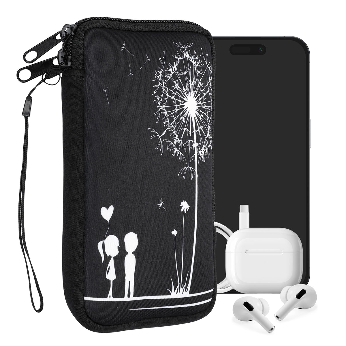 Handytasche für Smartphones 15,2 x 8,3 cm