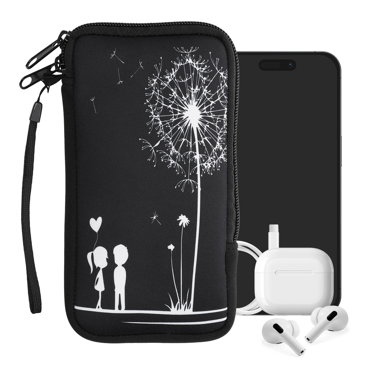 Handytasche für Smartphones 15,2 x 8,3 cm