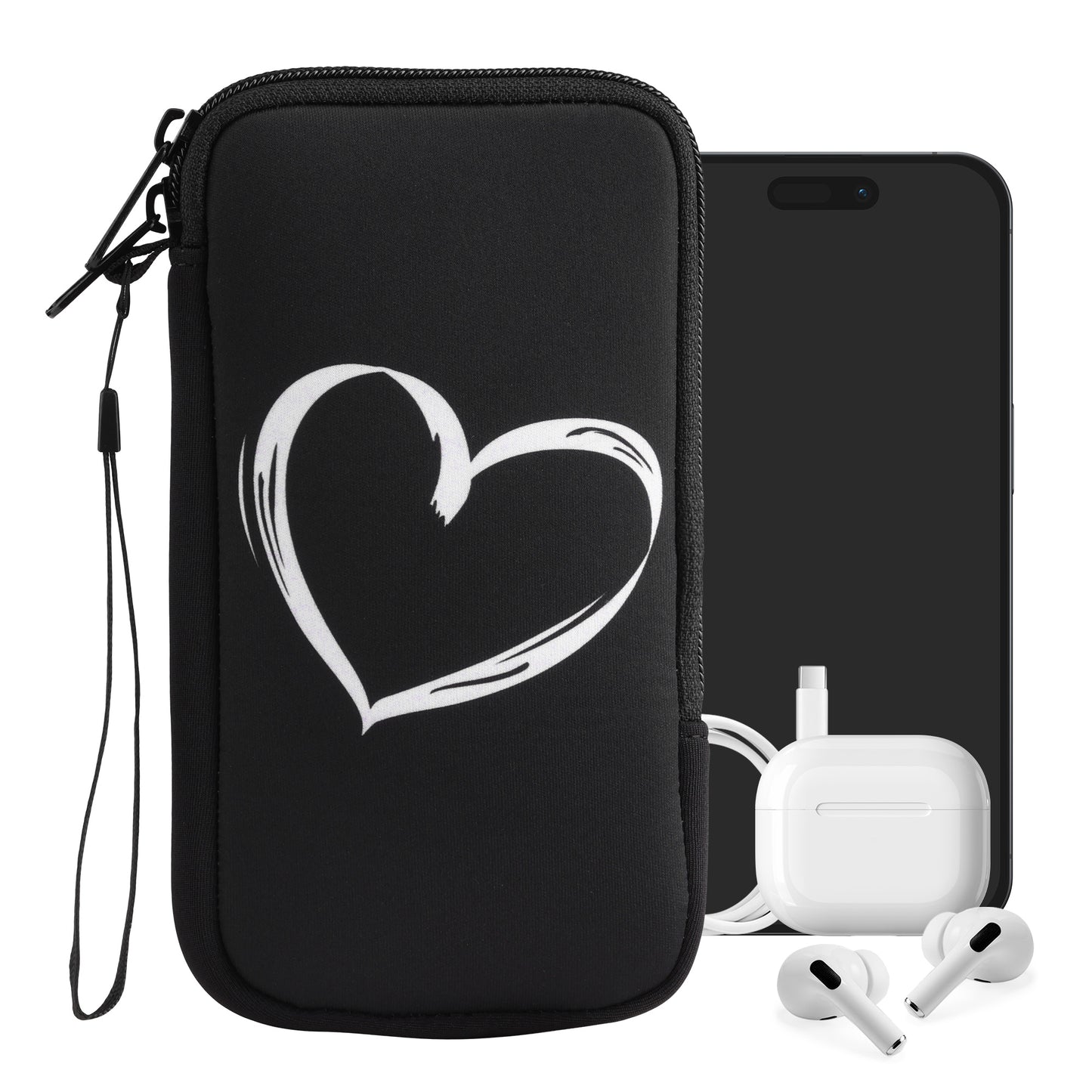 Handytasche für Smartphones 15,2 x 8,3 cm