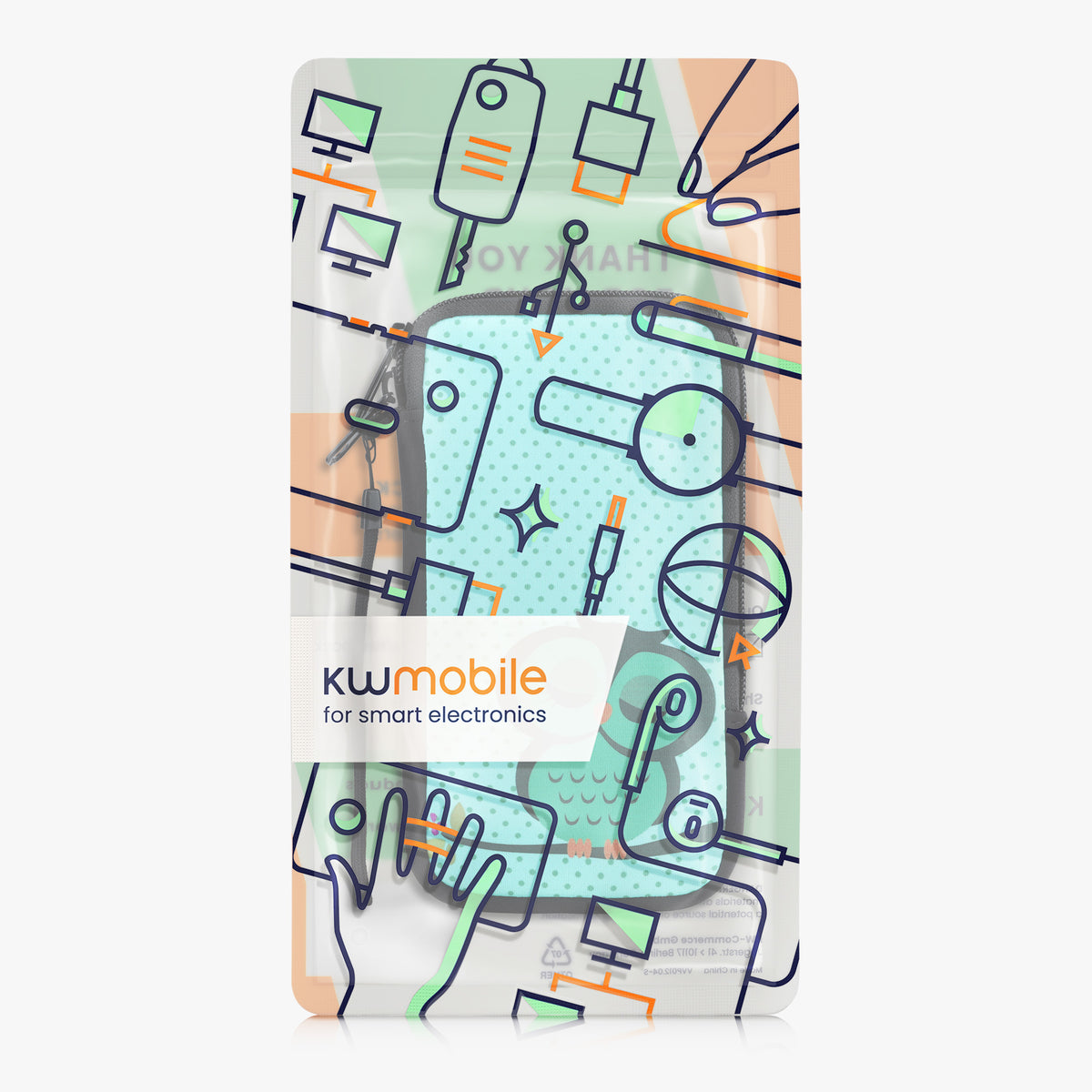 Handytasche für Smartphones 15,2 x 8,3 cm