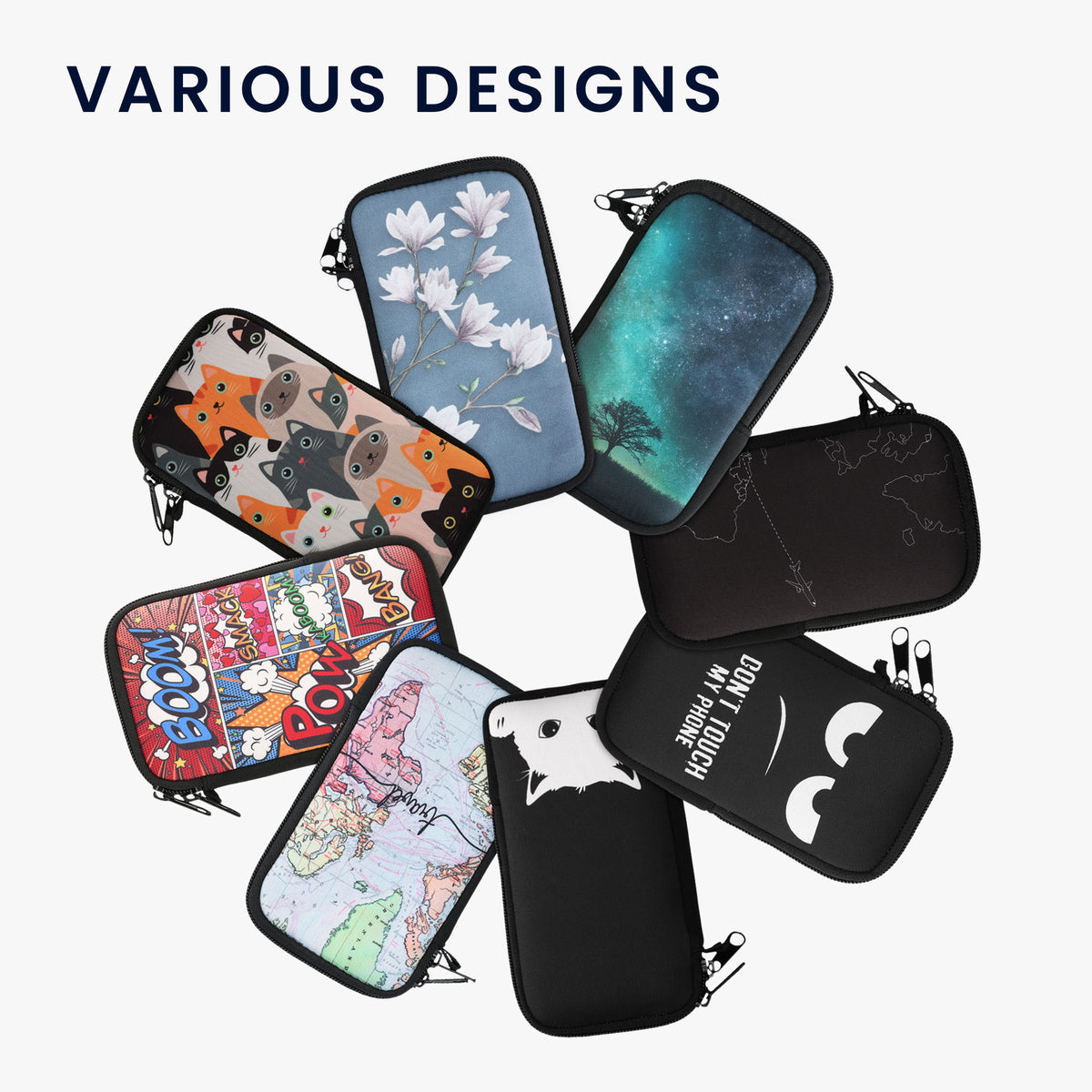 Handytasche für Smartphones 15,2 x 8,3 cm