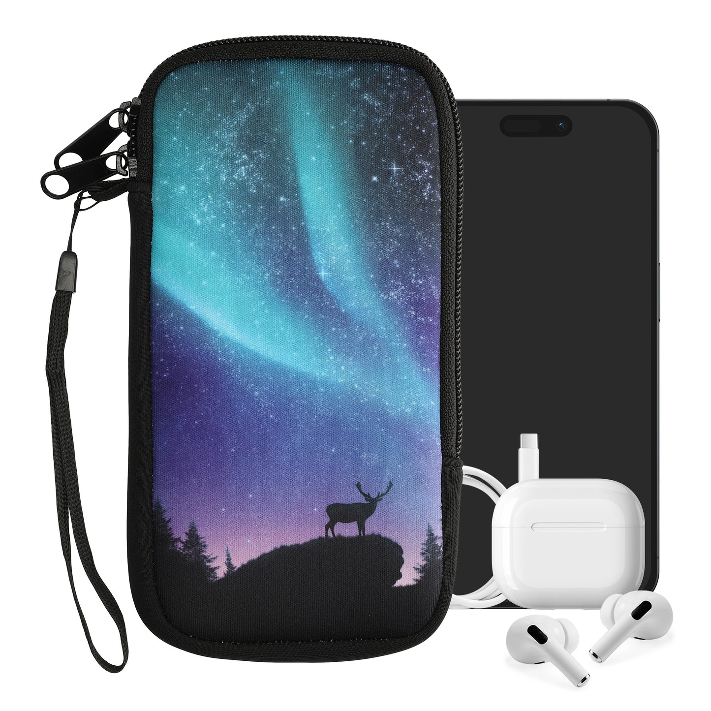 Handytasche für Smartphones 15,2 x 8,3 cm