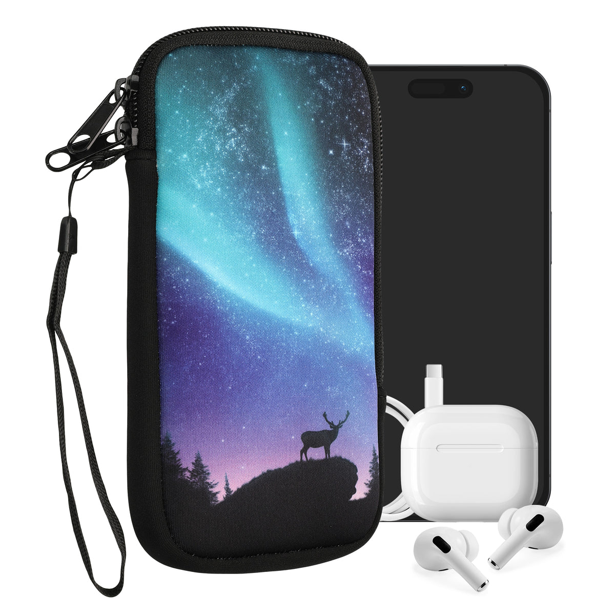 Handytasche für Smartphones 15,2 x 8,3 cm