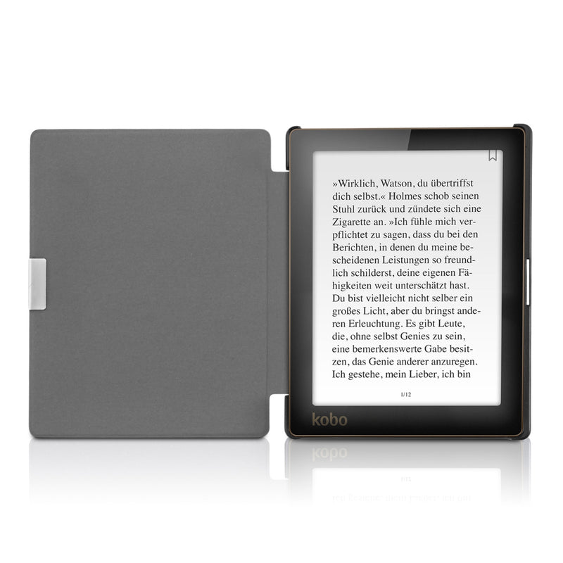 kwmobile Schutzhülle für Kobo Aura Edition 1 Hülle - eReader Flip Case mit Auto Sleep Funktion