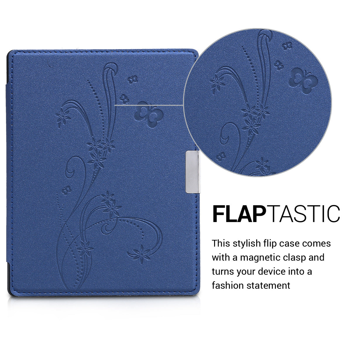 kwmobile Schutzhülle für Kobo Aura Edition 1 Hülle - eReader Flip Case mit Auto Sleep Funktion